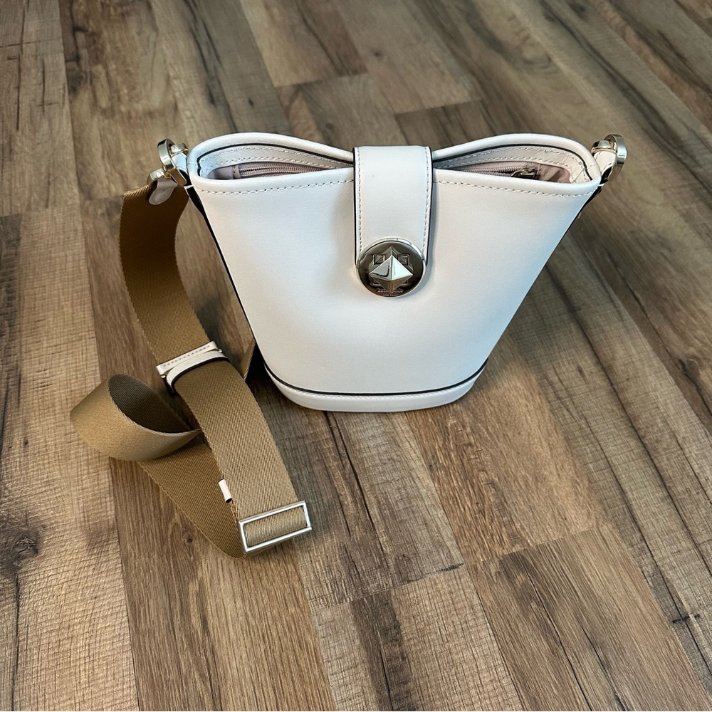 Kate Spade Audrey Mini Bucket Handbag Ivory